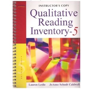 Lauren Leslie Instructor's Copy Qualitative Reading Inventory - Fifth Edition
